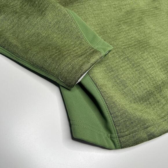 Nike ACG Women’s Green Full Zip Fleece Jacket Size L Waffle Lined Outdoor - Picture 9 of 15